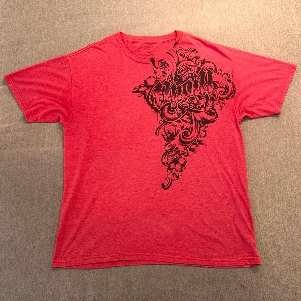O’Neill Red Y2K Graphic Logo Tee
